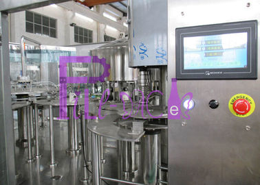 ظرفیت 2500BPH ظرفیت 5 لیتر بطری آب آشامیدنی کارخانه پر کردن با کنترل PLC
