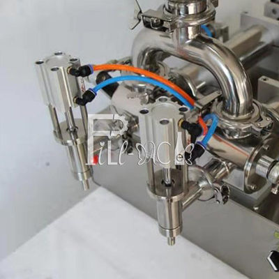 دستگاه پرکن خمیر مایع پنوماتیک نیمه خودکار 1000 میلی لیتری