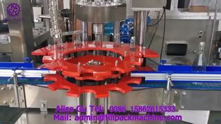 2211 J118 نوع تقسیم بطری شیشه ای دستگاه پر کردن خلاء و درب کشی کناری بطری