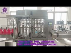 2159 M10 مواد شوینده مایع پیستونی از نوع تقسیم خطی، پر کردن، دربندی و برچسب زدن 6 ایستگاه