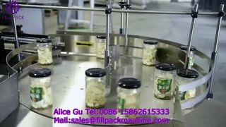 خط تولید توزین، پر کردن و آب بندی اتوماتیک 2248 O13 برای سیر گلس جرد لابا