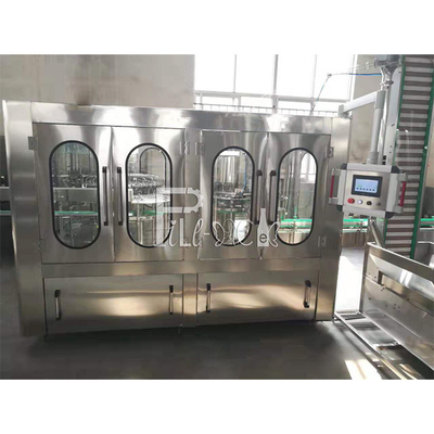 ماشین پرکن گرم اتوماتیک مونوبلاک 5000BPH بطری پلاستیکی آب پرتقال میوه پرکن و درب تجهیزات ماشین