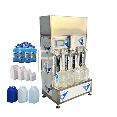 دستگاه آبمیوه پرکن نیمه اتوماتیک بطری های پلاستیکی مایع آب معدنی خطی
