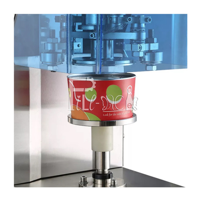 رومیزی نیمه اتوماتیک دیجیتال قوطی درزگیر قوطی آب بندی دستگاه PET قوطی سیلر