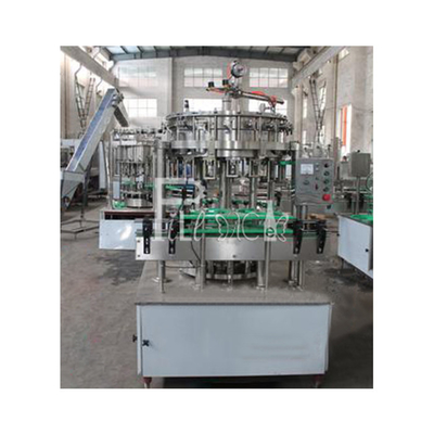 خط تولید دستگاه پرکن نوشیدنی گازدار بطری PET 0-2L 4000BPH