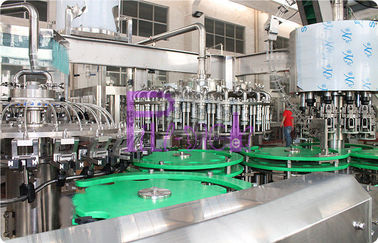 ماشین ظرفشویی بطری شیشه ای اتوماتیک ماشین ظرفشویی دستگاه پر کردن آب / چای 6000 - 8000 بشکه