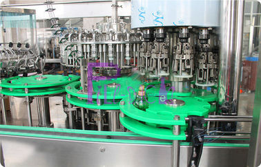ماشین ظرفشویی بطری شیشه ای اتوماتیک ماشین ظرفشویی دستگاه پر کردن آب / چای 6000 - 8000 بشکه