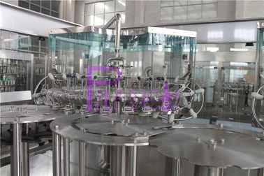 ماشین آلات اتوماتیک برای تولید آشامیدنی تجهیزات پرکن بطری های پلاستیکی 3-in-1