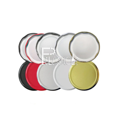درب بطری شیشه ای آبمیوه 38 میلی متری 43 میلی متری درب پیچ فلزی قلعی 48 میلی متری 53 میلی متری 58 میلی متری