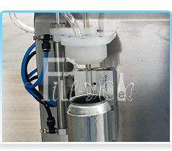 2 هد قوطی پرکن گازدار تجهیزات ماشین نیمه اتوماتیک 330ML 90mm