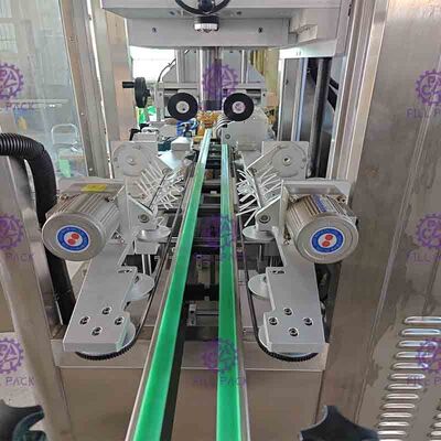 دستگاه لیبل زن تک سر خودکار 150BPM 250BPM با تونل جمع شدگی