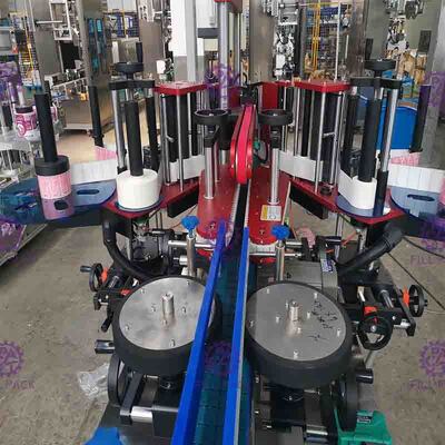 دستگاه برچسب زدن بطری تخت مربعی خودکار برچسب چسب دو طرفه خاص