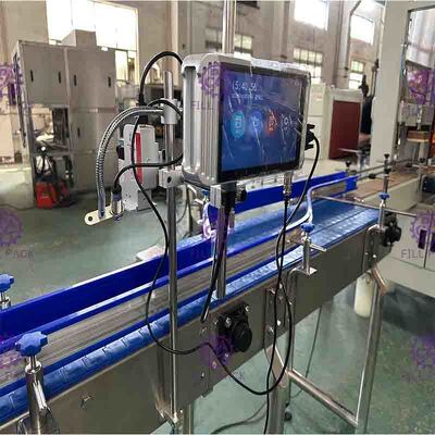 2 هد 120 متر/دقیقه دستگاه رمزگذار تاریخ جوهر افشان با نازل قابل تنظیم