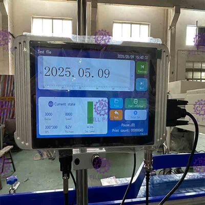 2 هد 120 متر/دقیقه دستگاه رمزگذار تاریخ جوهر افشان با نازل قابل تنظیم