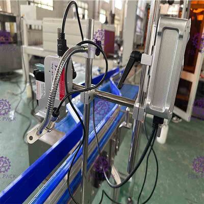 2 هد 120 متر/دقیقه دستگاه رمزگذار تاریخ جوهر افشان با نازل قابل تنظیم