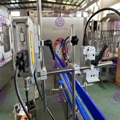 2 هد 120 متر/دقیقه دستگاه رمزگذار تاریخ جوهر افشان با نازل قابل تنظیم