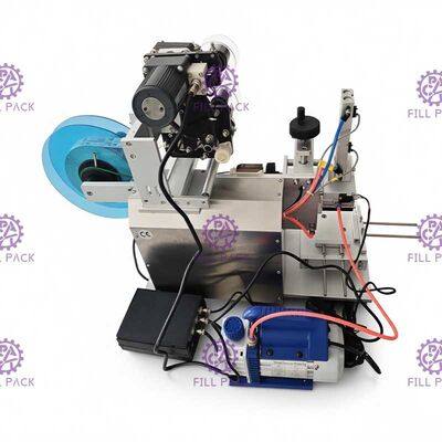 دستگاه برچسب زدن بطری برچسب چسب 1800BPH نیمه اتوماتیک برای بطری مربعی 3 طرف