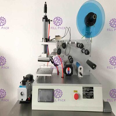 دستگاه لیبل زدن بطری تخت مربع 2000BPH چسب چسب شیشه ای نیمه اتوماتیک