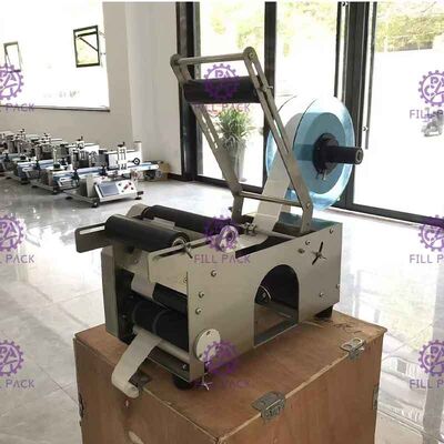 دستگاه لیبلینگ خود چسب Semiuto 50BPH با چاپگر کد