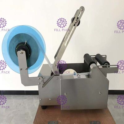 دستگاه لیبلینگ خود چسب Semiuto 50BPH با چاپگر کد