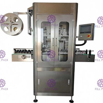 دستگاه لیبلینگ بطری یقه پی وی سی OPS 150BPM با قابلیت انقباض حرارتی