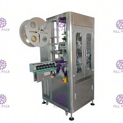 دستگاه لیبلینگ بطری یقه پی وی سی OPS 150BPM با قابلیت انقباض حرارتی