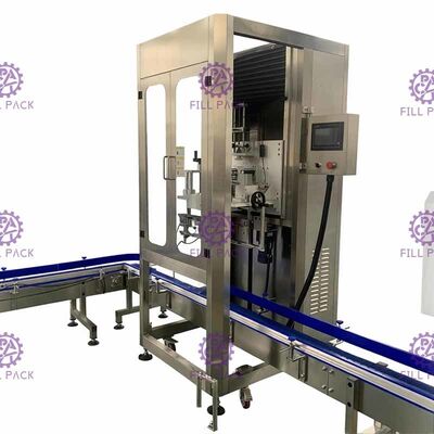 دستگاه لیبل گالن لیبلینگ گردن تک سر با اتوماسیون کامل 300BPM