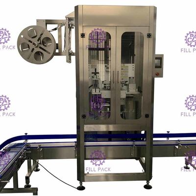 دستگاه لیبل گالن لیبلینگ گردن تک سر با اتوماسیون کامل 300BPM