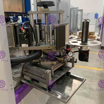 دستگاه برچسب زدن بطری شیشه ای آبجو برچسب خود چسب روتاری نوع تک برچسب