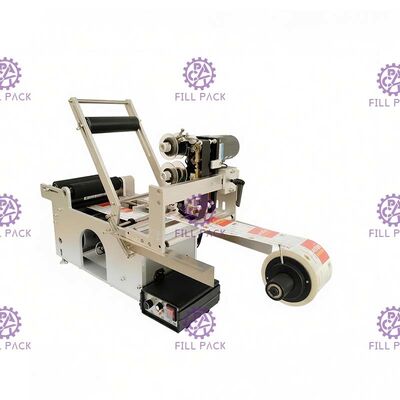 دستگاه برچسب زدن بطری نیمه اتوماتیک برای برچسب های برچسب با چاپگر رمزگذاری تاریخ