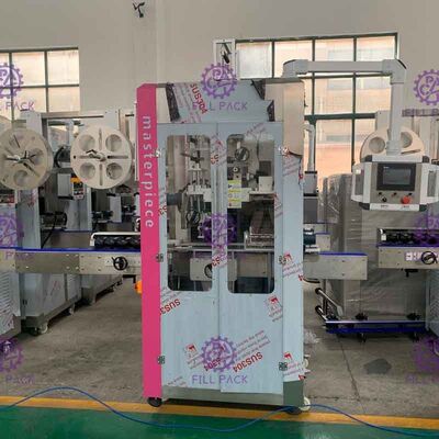 دو رانندگی با چهار تیغه ماشین برچسب گذاری بطری با راننده پاناسونیک نصب شده است