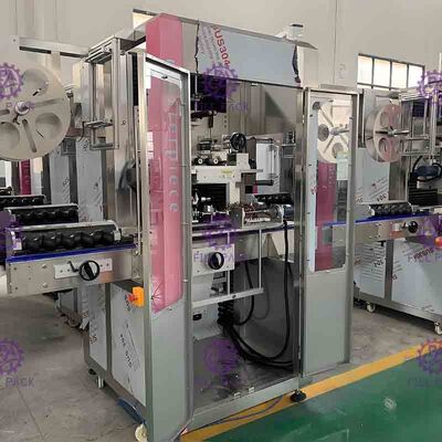 ماشین برچسب گذاری با بطری آب 100-200BPM با صفحه لمسی قابل تنظیم