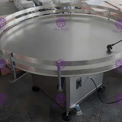 میز تغذیه بطری شیشه ای PET 6000BPH Turnround