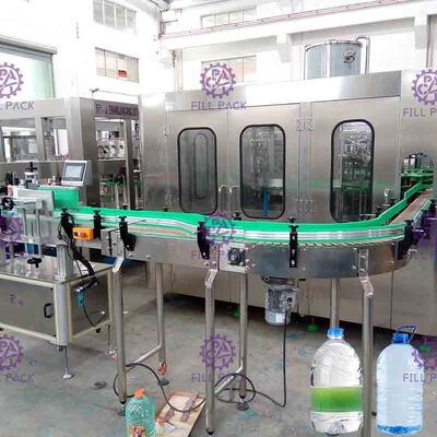 بطری پلاستیکی آب معدنی 3L / 5L / 10L 2 در 1 تجهیزات پر کننده / کارخانه / ماشین / سیستم / خط