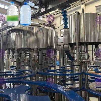بطری پلاستیکی آب معدنی 3L / 5L / 10L 2 در 1 تجهیزات شستشوی مواد بسته بندی / کارخانه / ماشین / سیستم / خط