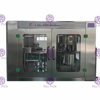 PLC Monoblock دستگاه تصفیه آب آشامیدنی دستگاه پر کردن دستگاه شستشو