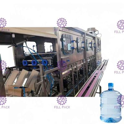 ماشین ظرفشویی 5 گالن ماشین پرکن 450 BPH کلاه های پلاستیکی بزرگ