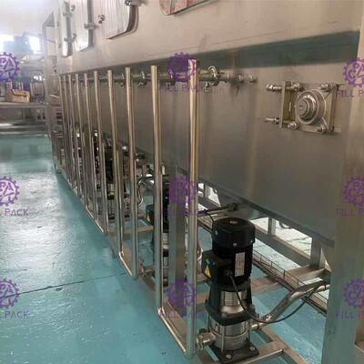 2 خط 5 گالن دستگاه پرکن آب / گیاه 300 BPH برای آب معدنی