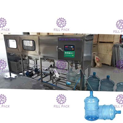 عملیات آسان 5 گالن آب دستگاه پرکن 1 خط 120 BPH ظرفیت بزرگ