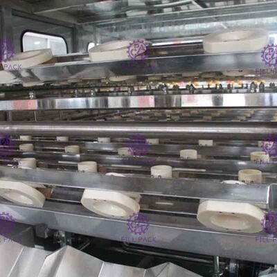 عملکرد دربندی تسمه تسمه دستگاه پرکن آب Monobloc PLC 5 گالن