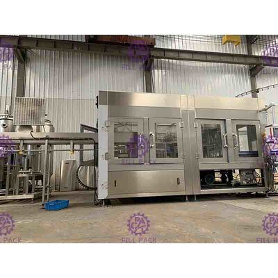 3 در 1 دستگاه پرکن کربنات سدیم دستگاه قلیایی 2000-12000 BPH