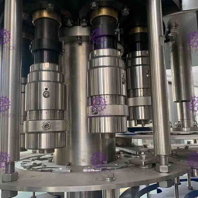 3 در 1 دستگاه پرکن بطری پلاستیکی مونو بلوک برای آب معدنی 18 سر