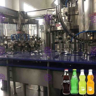 10000BPH ماشین پر کردن بطری 32 سر برای پوشش تاج نوع ترکیبی