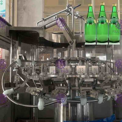 Monoblock 3 در 1 دستگاه پرکن بطری آب PLC کنترل و لمسی صفحه نمایش