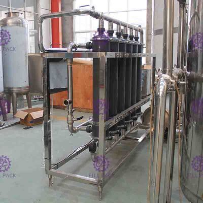 سیستم تصفیه آب ضد زنگ اتوماتیک 10000LPH UF برای نوشیدن آب