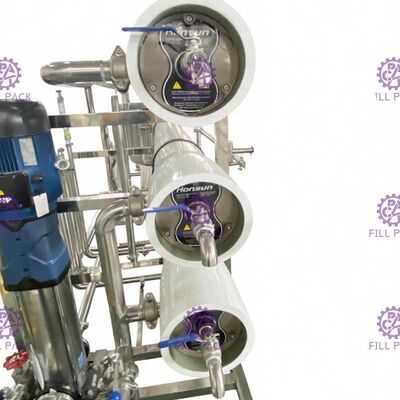 سیستم تصفیه آب 3000L الکتریکی سیستم اسمز معکوس فولاد ضد زنگ