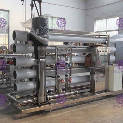 12000 L / H سیستم تصفیه آب فوق العاده تصفیه / سیستم آب معکوس سیستم اسمز معکوس