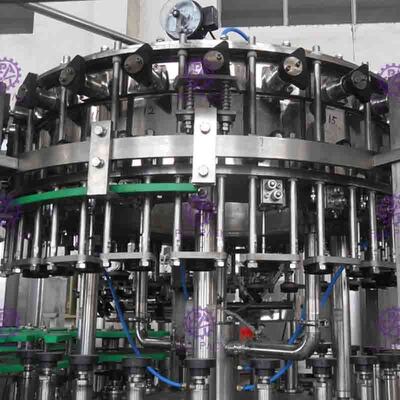 درب های تاج بطری شیشه ای 330 میلی لیتری دستگاه پر کردن آبجو با شیرهای NANQING