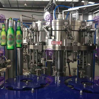 3 در 1 دستگاه پرکن شستشو برای 200ml - 1000ml بطری آبجو