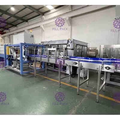 دستگاه بسته بندی اتوماتیک PLC بطری، ماشین 380V 50/60 HZ Carton Forming